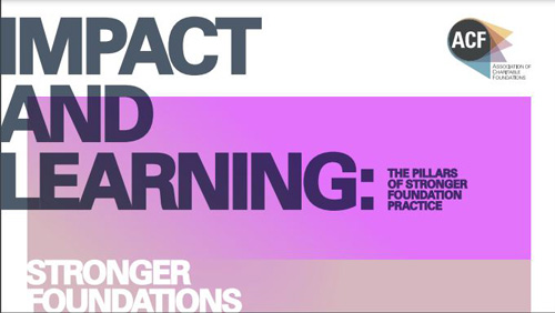 Impact and learning report cover
