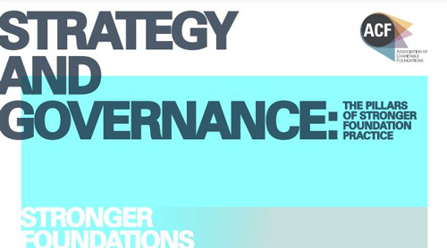Strategy and governance report cover
